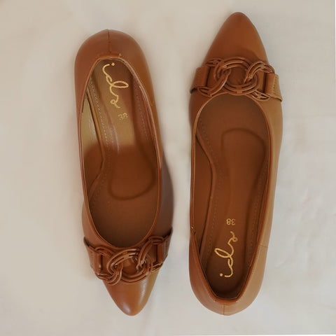 Unique Buckled Court Shoes