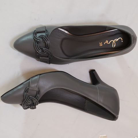 Unique Buckled Court Shoes