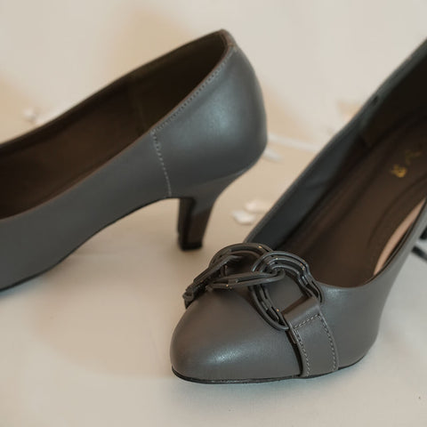 Unique Buckled Court Shoes