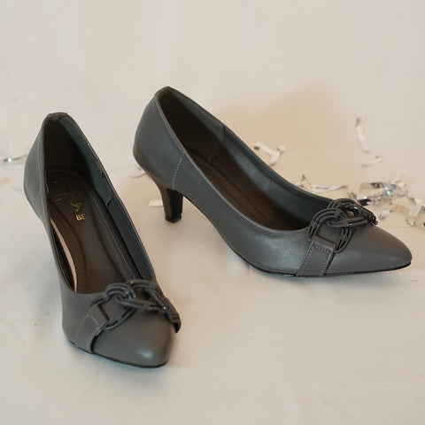 Unique Buckled Court Shoes