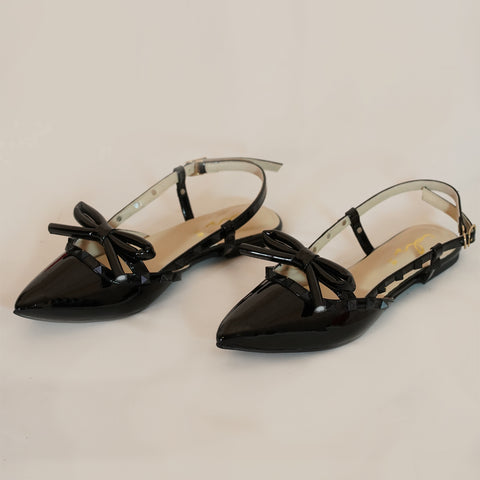 Niche pointed toe flat - Black