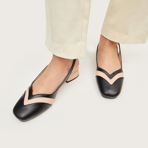 Square Toe Sling Back