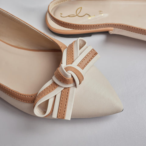 DAZZLEKNOT FLATS-BEIGE