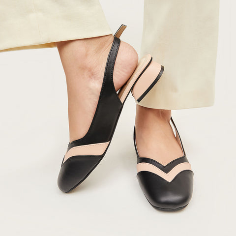 Square Toe Sling Back