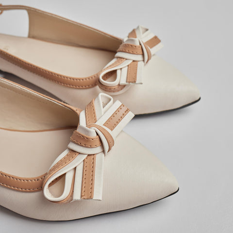 DAZZLEKNOT FLATS-BEIGE