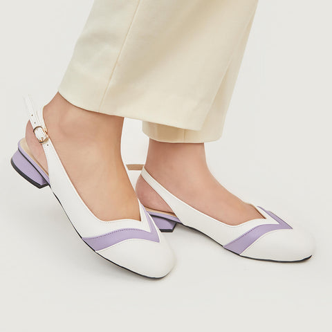 Square Toe Sling Back