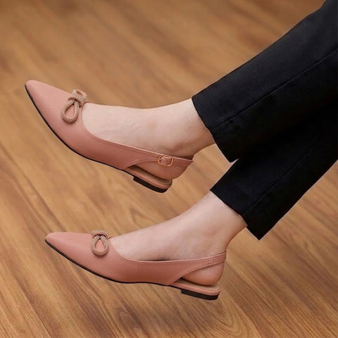 Bow Decore  Pointed Mule