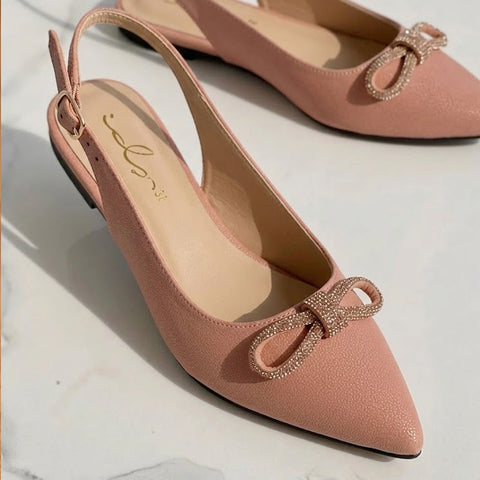 Bow Decore  Pointed Mule