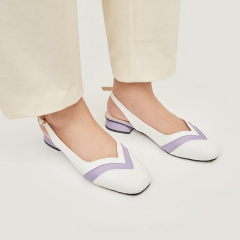 Square Toe Sling Back
