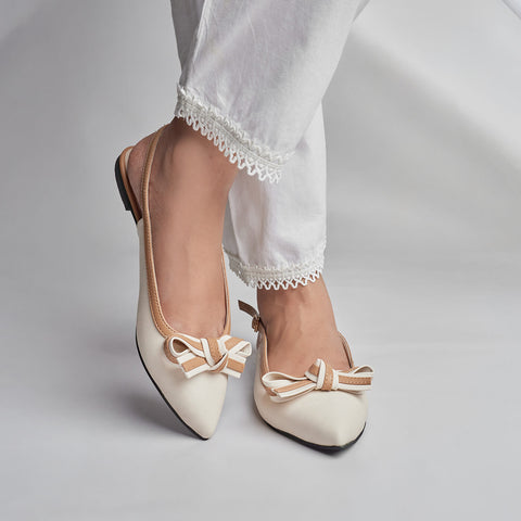 DAZZLEKNOT FLATS-BEIGE