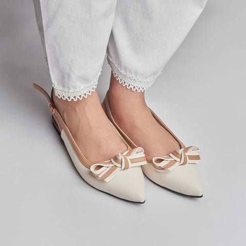 DAZZLEKNOT FLATS-BEIGE
