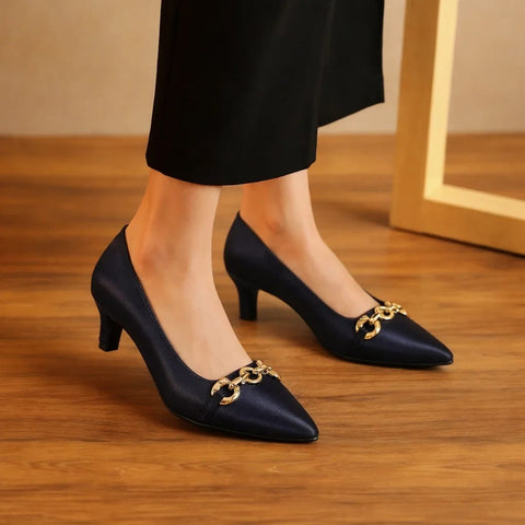 Chiko Satin Court Shoe