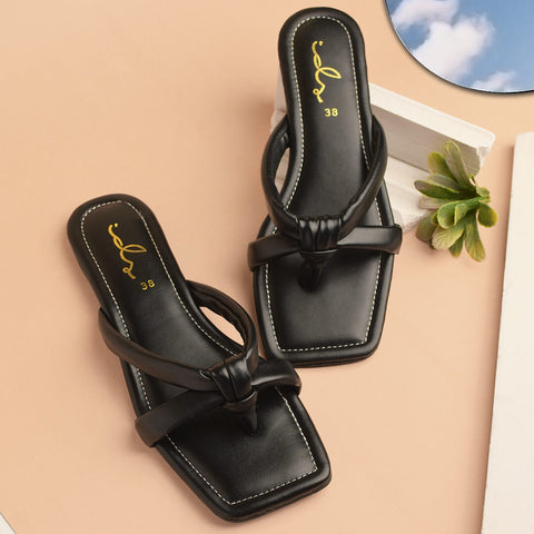 Knotted Puffy Summer Thongs