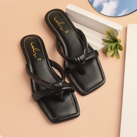 Knotted Puffy Summer Thongs