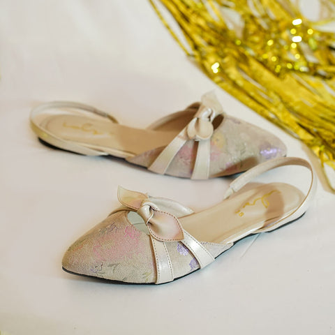 Dahlia Bow knot sling back