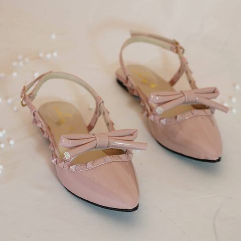 Niche pointed toe flat - Pink