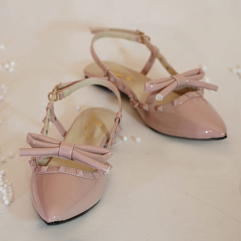 Niche pointed toe flat - Pink