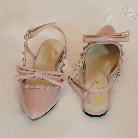 Niche pointed toe flat - Pink