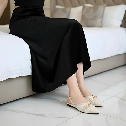 ELITE GLINT MULE - IVORY