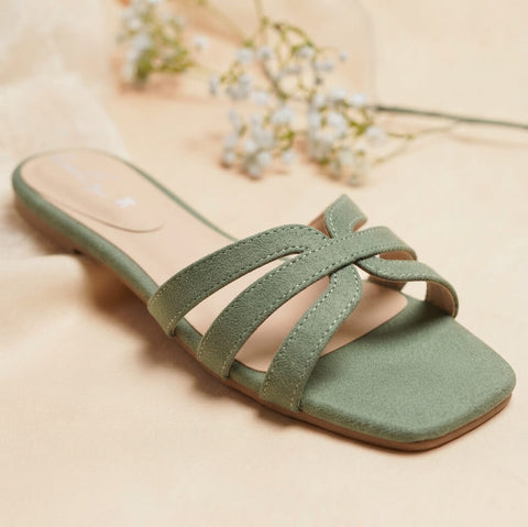 Ayzel Summer Slides - Jade Green
