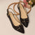 Decor Buckled Pointed Mule