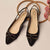 Decor Buckled Pointed Mule