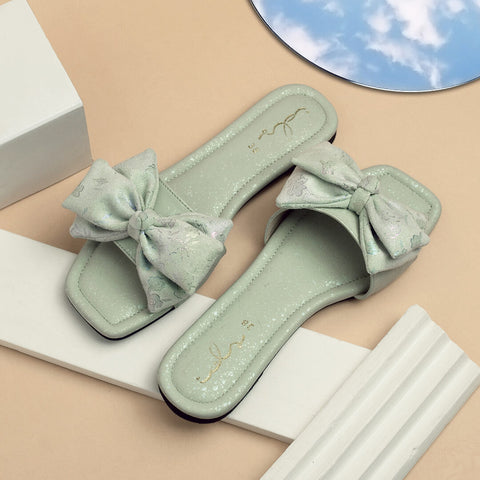 Flora Charm Elegant Slides