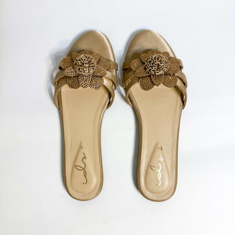 Lotus Slides - Beige