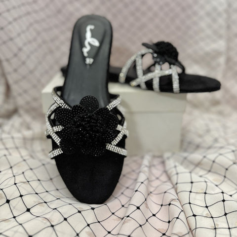 Lotus Slides - Black