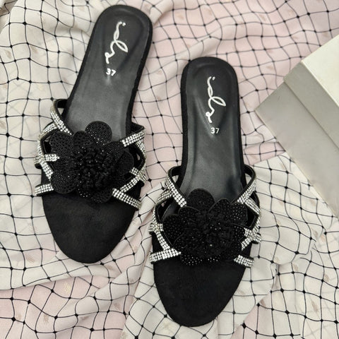 Lotus Slides - Black