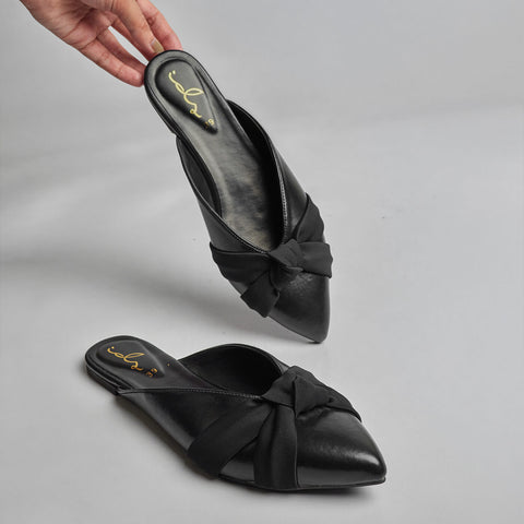 Knot Chic Mule - Black