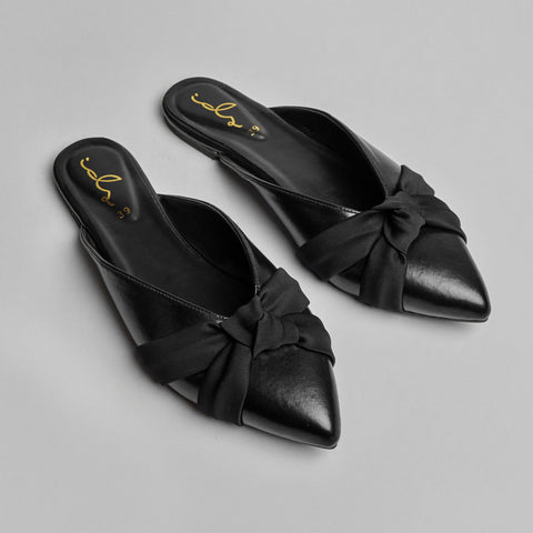 Knot Chic Mule - Black