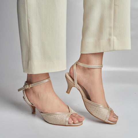 Twinkle Mesh Heels