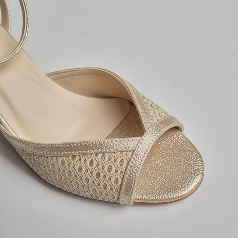 Twinkle Mesh Heels