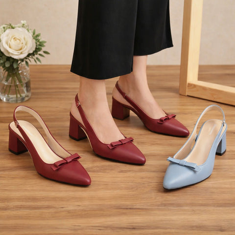 Transparent Block Heel