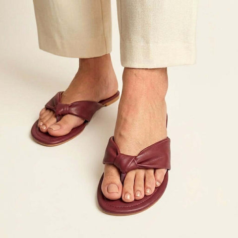 Puffer Slides - Maroon