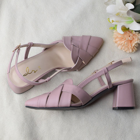 Pointed Block Heel